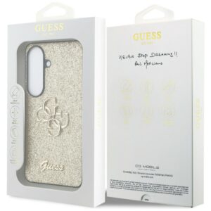 Dėklas Guess Fixed Glitter Big 4G Metal Logo Samsung Galaxy S26 auksinis - Image 8