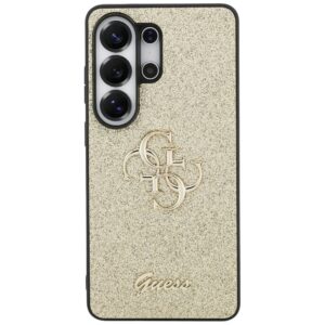 Dėklas Guess Fixed Glitter Big 4G Metal Logo Samsung Galaxy S26 Ultra auksinis - Image 3