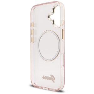 Dėklas Guess IML Script Metal MagSafe Apple iPhone 17 rožinės spalvos - Image 7