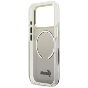 Dėklas Guess IML Gradient Script Metal MagSafe Apple iPhone 17 Pro juodos spalvos - Image 7