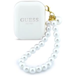 Ausinės TWS Guess Pearl Strap baltos spalvos - Image 2