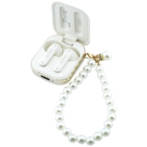 Ausinės TWS Guess Pearl Strap baltos spalvos - Image 3