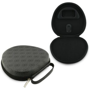 Guess Carry Box ausinių dėklas juodos spalvos