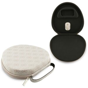 Guess Carry Box ausinių dėklas rožinės spalvos