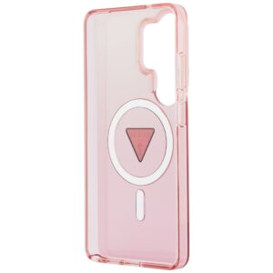 Dėklas Guess IML Gradient Triangle MagSafe Samsung Galaxy S26 Ultra rožinės spalvos - Image 7