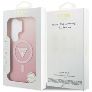 Dėklas Guess IML Gradient Triangle MagSafe Samsung Galaxy S26 Ultra rožinės spalvos - Image 8