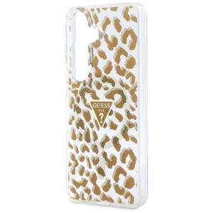 Dėklas Guess IML Leopard Print Triangle MagSafe Samsung Galaxy S26 rudos spalvos - Image 6