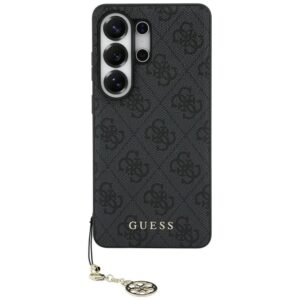 Dėklas Guess 4G Classic Logo Charm MagSafe Samsung Galaxy S26 Ultra juodos spalvos