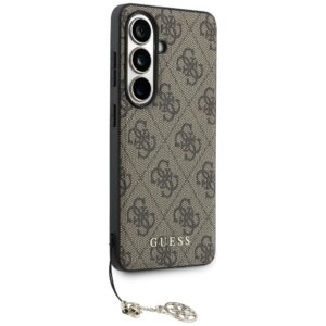 Dėklas Guess 4G Classic Logo Charm MagSafe Samsung Galaxy S26 rudos spalvos - Image 3