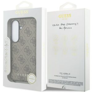Dėklas Guess 4G Classic Logo Charm MagSafe Samsung Galaxy S26 rudos spalvos - Image 7