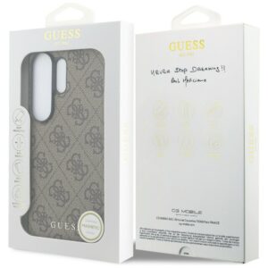 Dėklas Guess 4G Classic Logo Charm MagSafe Samsung Galaxy S26 Ultra rudos spalvos - Image 7