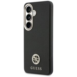 Dėklas Guess Rhinestone Round Logo MagSafe Samsung Galaxy S26 juodos spalvos - Image 2