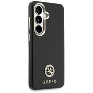Dėklas Guess Rhinestone Round Logo MagSafe Samsung Galaxy S26 juodos spalvos - Image 4