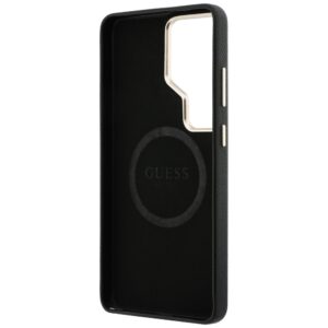 Dėklas Guess Rhinestone Round Logo MagSafe Samsung Galaxy S26 Ultra juodos spalvos - Image 7