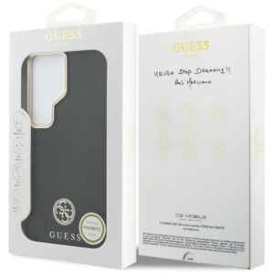 Dėklas Guess Rhinestone Round Logo MagSafe Samsung Galaxy S26 Ultra juodos spalvos - Image 8