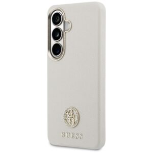 Dėklas Guess Rhinestone Round Logo MagSafe Samsung Galaxy S26 beige - Image 2
