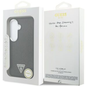 Dėklas Guess Fixed Glitter Triangle MagSafe Samsung Galaxy S26 Plus juodos spalvos - Image 8