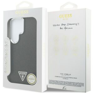 Dėklas Guess Fixed Glitter Triangle MagSafe Samsung Galaxy S26 Ultra juodos spalvos - Image 8