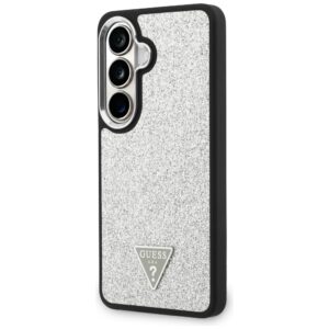 Dėklas Guess Fixed Glitter Triangle MagSafe Samsung Galaxy S26 silver - Image 2