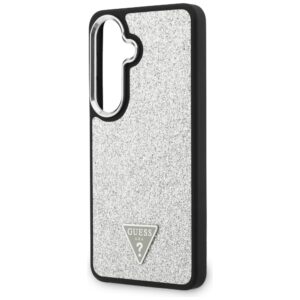 Dėklas Guess Fixed Glitter Triangle MagSafe Samsung Galaxy S26 silver - Image 6