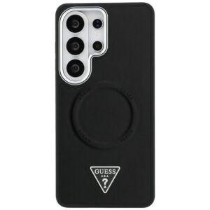 Dėklas Guess Embossed Ring Triangle Logo MagSafe Samsung Galaxy S26 Ultra juodos spalvos - Image 3