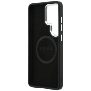 Dėklas Guess Embossed Ring Triangle Logo MagSafe Samsung Galaxy S26 Ultra juodos spalvos - Image 7