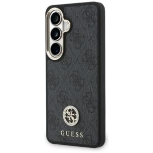 Dėklas Guess 4G Big Rhinestone Triangle Strap MagSafe for Samsung Galaxy S26 juodos spalvos - Image 2