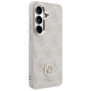 Dėklas Guess 4G Big Rhinestone Triangle Strap MagSafe for Samsung Galaxy S26 rožinės spalvos - Image 4