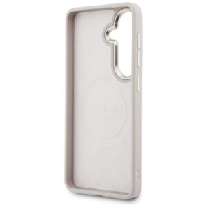 Dėklas Guess 4G Big Rhinestone Triangle Strap MagSafe for Samsung Galaxy S26 rožinės spalvos - Image 7