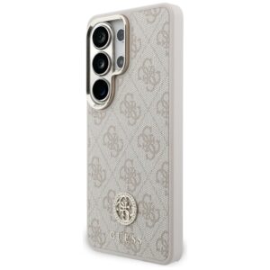 Dėklas Guess 4G Big Rhinestone Triangle Strap MagSafe for Samsung Galaxy S26 Ultra rožinės spalvos - Image 2