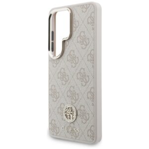 Dėklas Guess 4G Big Rhinestone Triangle Strap MagSafe for Samsung Galaxy S26 Ultra rožinės spalvos - Image 6