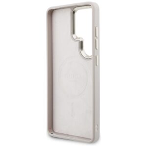 Dėklas Guess 4G Big Rhinestone Triangle Strap MagSafe for Samsung Galaxy S26 Ultra rožinės spalvos - Image 7