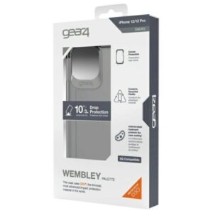 Dėklas Gear4 D3O Wembley Palette Apple iPhone 12 / 12 Pro Smoke - Image 8