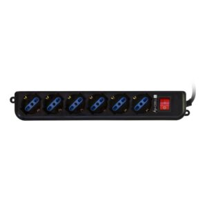 Techly IUPS-PCP-6V elektros tinklo ilgintuvas 1,5 m 6 AC išvestis(ys / čių) Juoda - Image 3