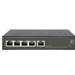 LevelOne GES-2105P tinklo komutatorius Valdomas L2 Gigabit Ethernet (10/100/1000) Maitinimas per Eternetą (PoE) Juoda - Image 1