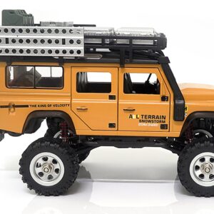 Amewi D90X28 Metall Scale Crawler gelb Radijo bangomis valdomas (RC) modelis Vikšrinis sunkvežimis Elektrinis variklis 1:28 - Image 2