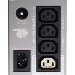 APC Back-UPS nepertraukiamo maitinimo resursai (UPS) Budėjimo režimas (neprisijungus) 0,65 kVA 400 W 4 AC išvestis(ys / čių) - Image 2