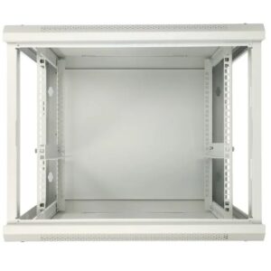 Extralink 19" 9U 600x600 ASP pilkos spalvos sieninė spinta - Image 3