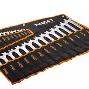Neo Tools kombinuotieji veržliarakčiai 6-32 mm, 26 dalių rinkinys
