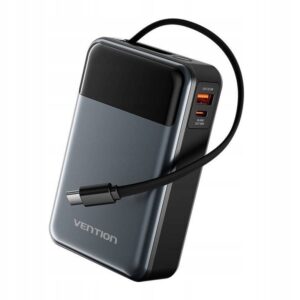 Vention 20000 mAh 65 W išorinė baterija su USB-C kabeliu - Image 3