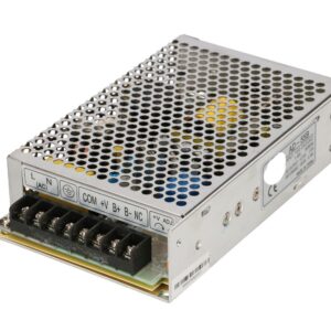 Extralink AD-55B POWER SUPPLY WITH BATTERY CHARGER 24V/27.6V 55W ZASILACZ BUFOROWY maitinimo transformatorius Pilka