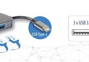 D-Link DUB-2340 sąsajos šakotuvas C tipo USB 5000 Mbit/ai Pilka - Image 3