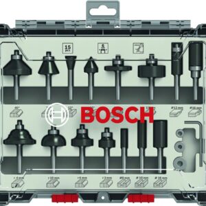 Bosch 2 607 017 471 frezerio priedas Frezos antgalių rinkinys 15 vnt - Image 2