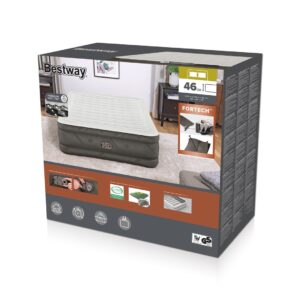 Bestway 69050 / 23 pripučiamas čiužinys Dvivietis čiužinys Pilka, Balta Unisekso stiliaus