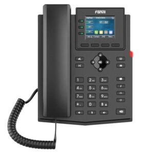 Fanvil X303-2 IP telefonas Juoda 4 linijos LCD - Image 1