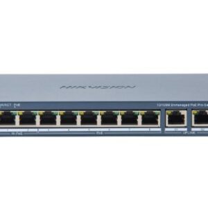 Hikvision DS-3E0310HP-E(C) tinklo komutatorius Ne-valdomas Fast Ethernet (10/100) Maitinimas per Eternetą (PoE) Mėlyna