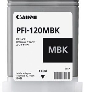 Canon PFI-120MBK rašalo kasetė 1 vnt Originalus Matinis Juodas