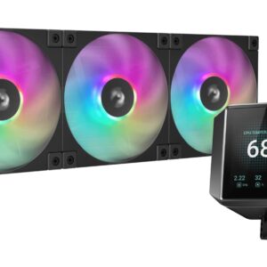 DeepCool MYSTIQUE 360 ARGB Procesorius Universalusis skystinis aušintuvas 12 cm Juoda 1 vnt