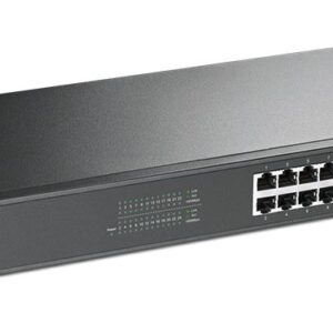 TP-Link TL-SG1024 tinklo komutatorius Ne-valdomas L2 Gigabit Ethernet (10/100/1000) Juoda - Image 2