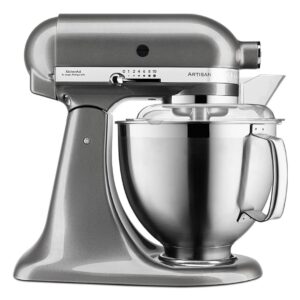 KitchenAid ARTISAN 5KSM185PS Pastatomas plaktuvas 300 W Sidabras